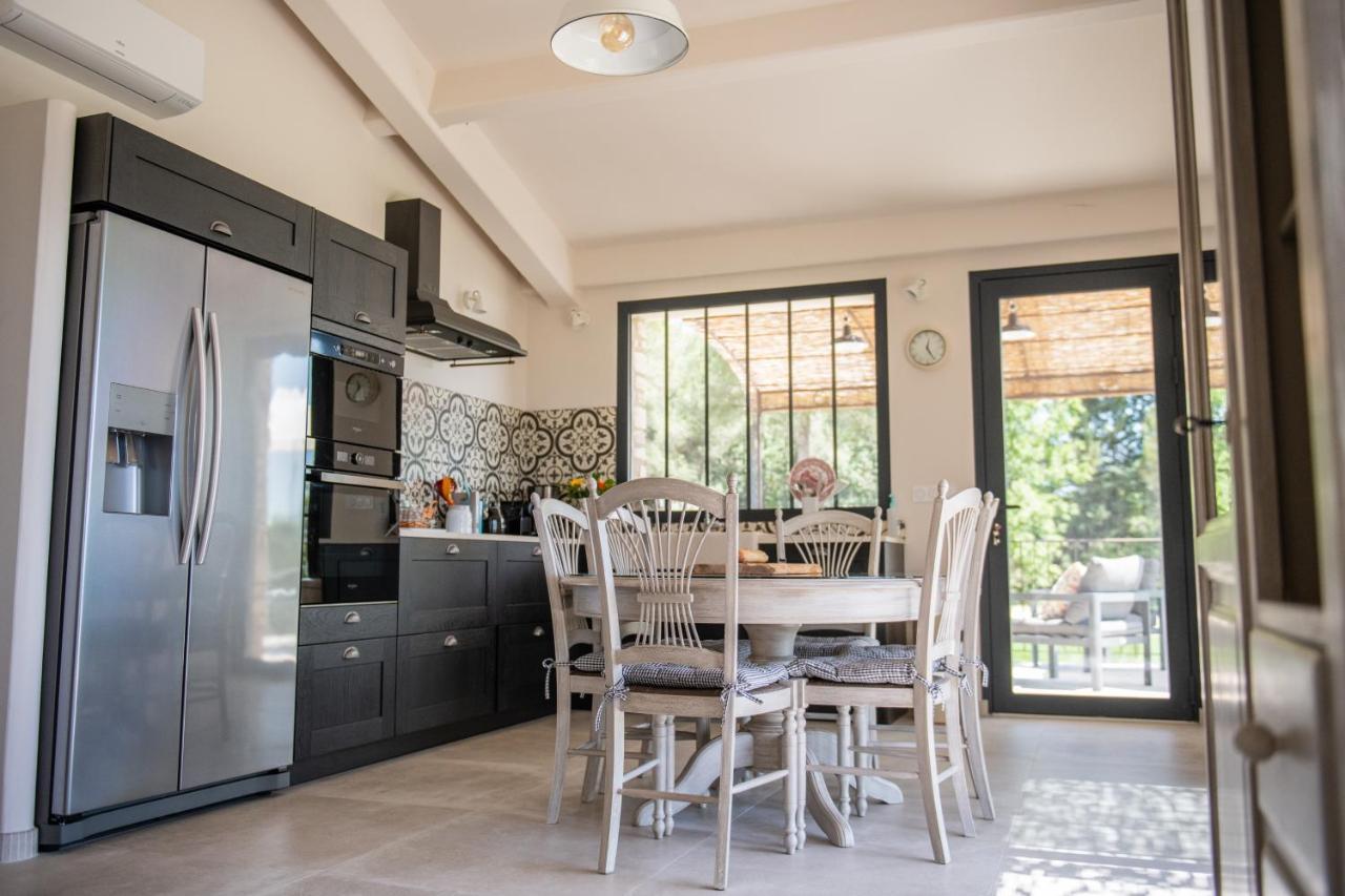 Bastide Toujours Dimanche, Maison De Vacances Avec Vue & Piscine Privee Gordes Dış mekan fotoğraf