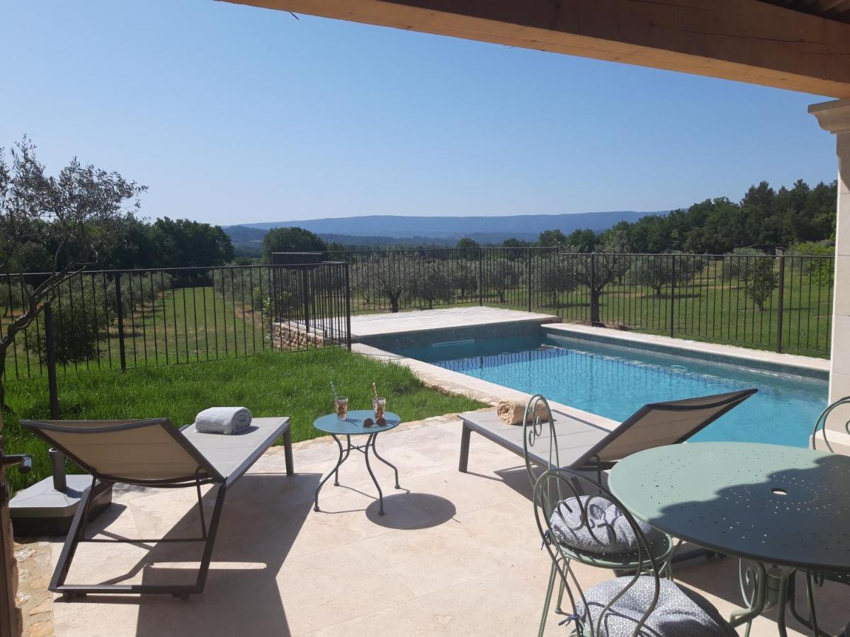 Bastide Toujours Dimanche, Maison De Vacances Avec Vue & Piscine Privee Gordes Dış mekan fotoğraf