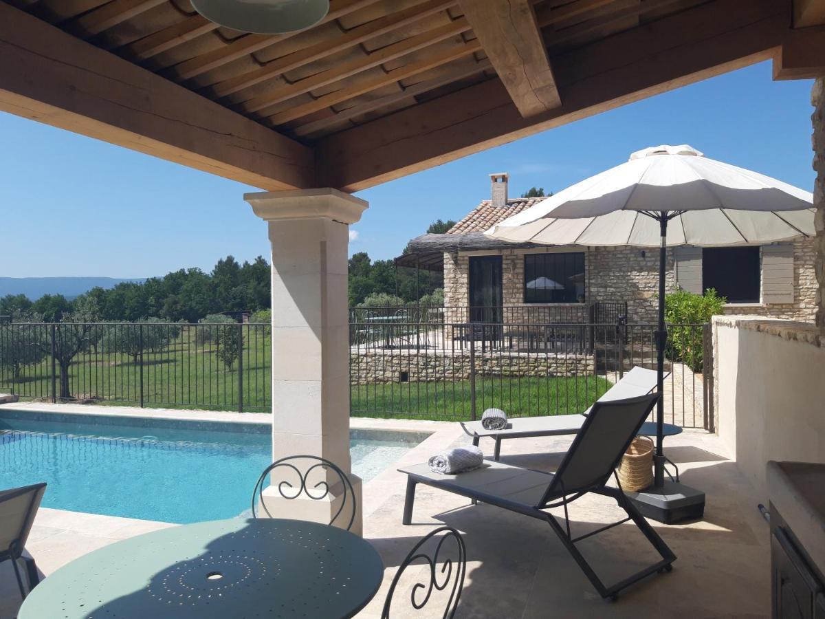 Bastide Toujours Dimanche, Maison De Vacances Avec Vue & Piscine Privee Gordes Dış mekan fotoğraf