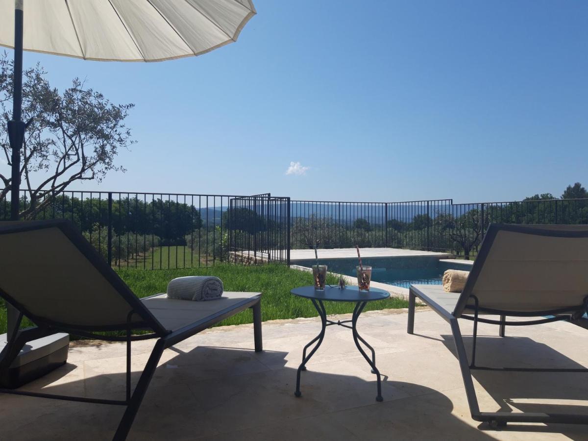 Bastide Toujours Dimanche, Maison De Vacances Avec Vue & Piscine Privee Gordes Dış mekan fotoğraf