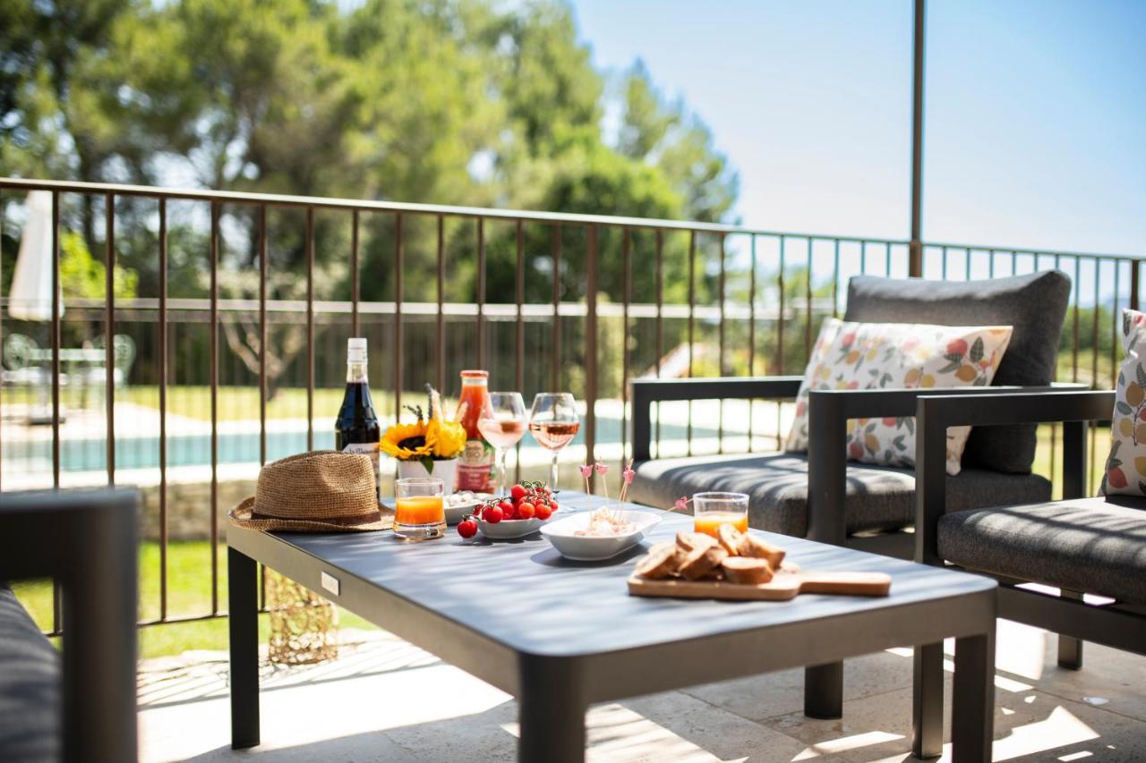Bastide Toujours Dimanche, Maison De Vacances Avec Vue & Piscine Privee Gordes Dış mekan fotoğraf